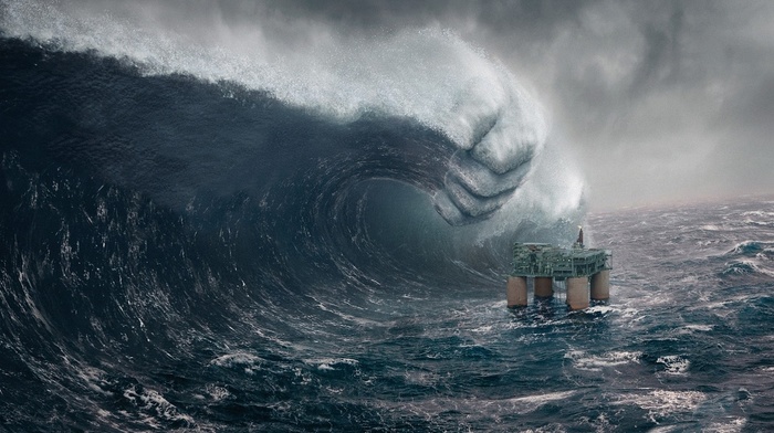 digital art, sea, fantasy art