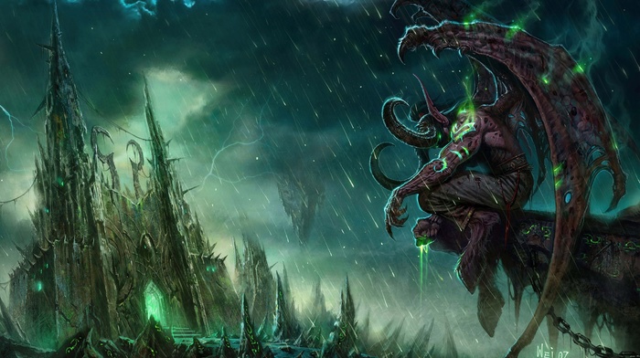 World of Warcraft, Illidan Stormrage, fantasy art
