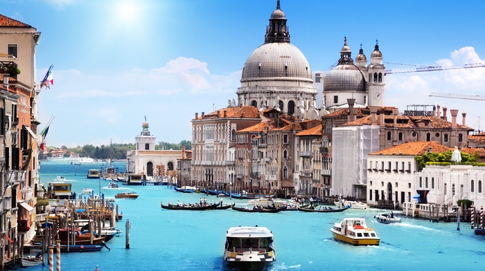 city, Italy, Venice, building, canal