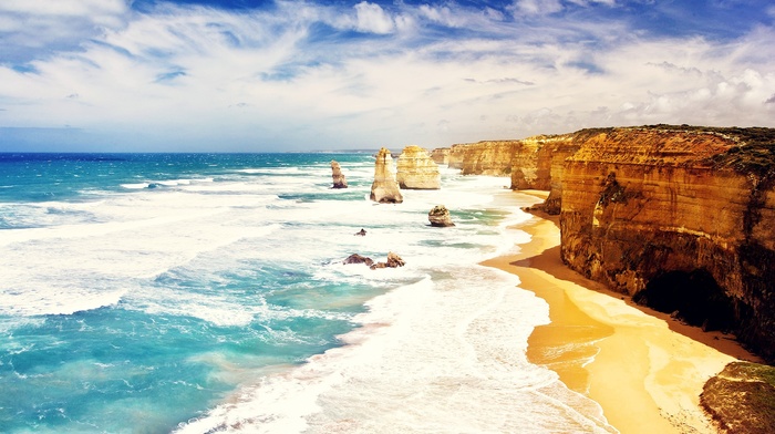 landscape, sea, nature