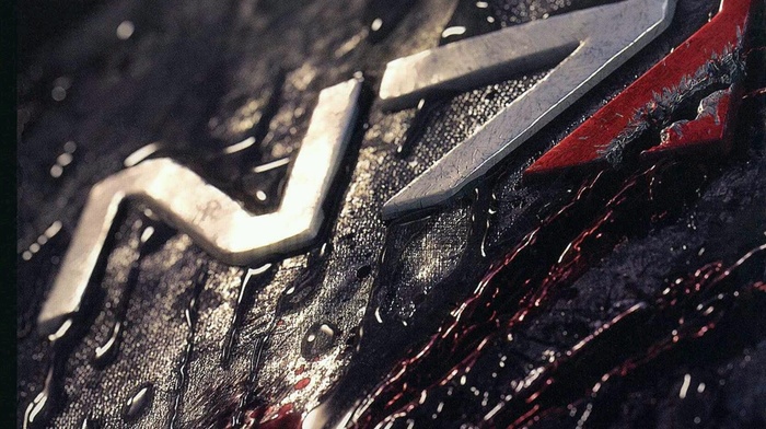 N7, video games, logo, Mass Effect