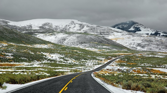 landscape, road