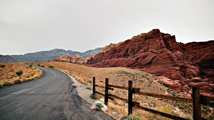 landscape, road