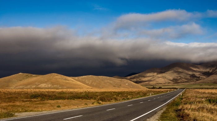 nature, landscape, road