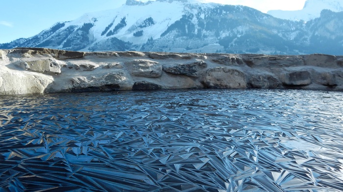 lake, winter, nature, ice, landscape