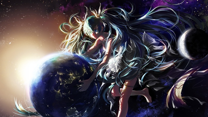 artwork, anime girls