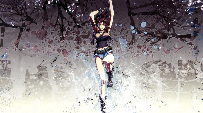 Black Lagoon, anime, Revy