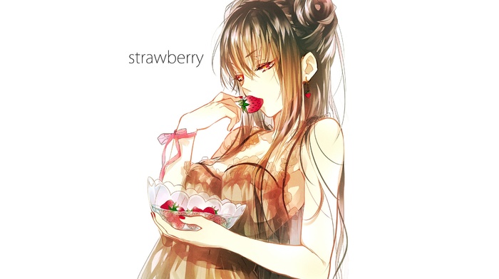 strawberries, original characters