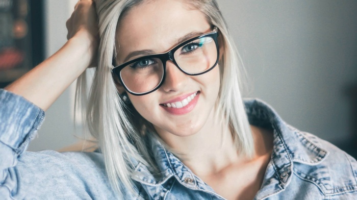 brunette, girl, model, blonde