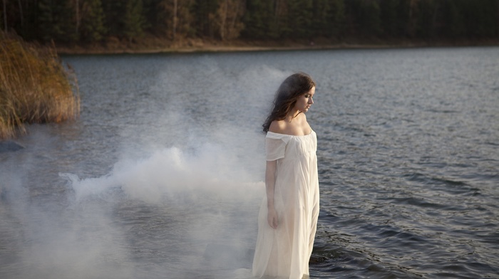 girl, girl outdoors, spooky, model