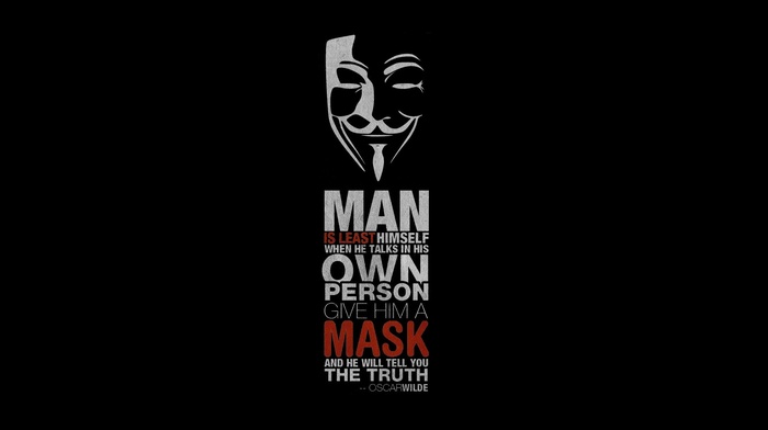 Oscar Wilde, V for Vendetta, quote