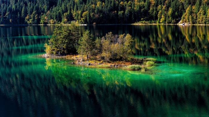 landscape, nature, mountain, lake