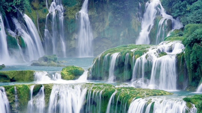 waterfall, landscape, nature, photography