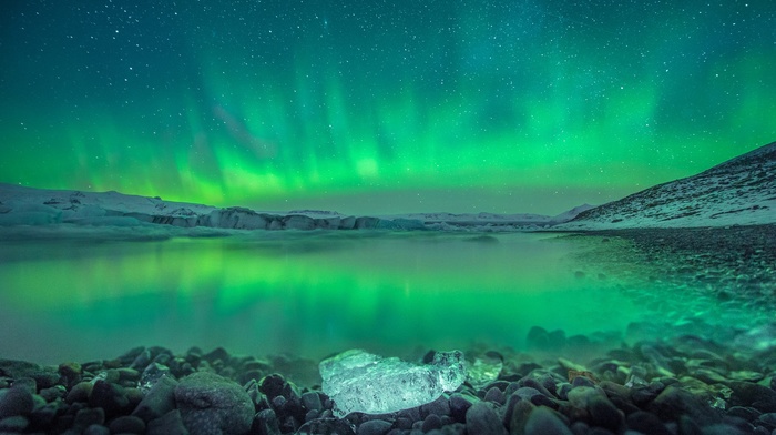 aurorae, nature, landscape