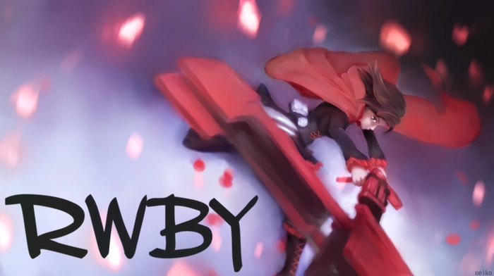 Ruby Rose, RWBY, anime
