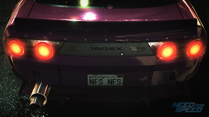 car, video games, racing, Nissan, Nissan 180SX, anime, Need for Speed