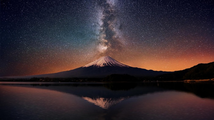 landscape, mountain, nature, Mount Fuji