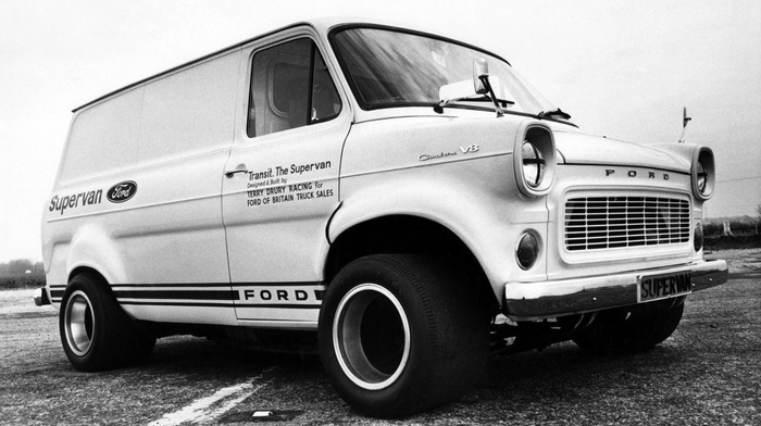 Hot Rod, Ford Supervan, 4x4, Ford, 1971 Ford Transit