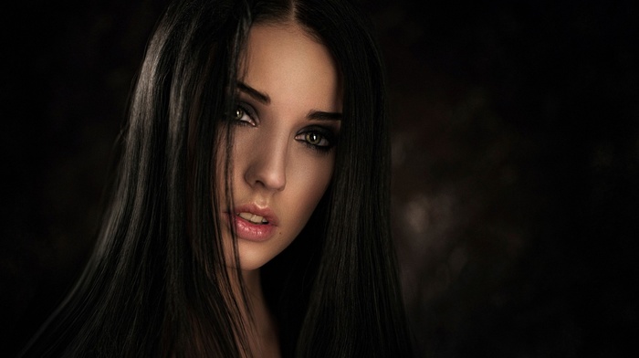 portrait, girl, model, face