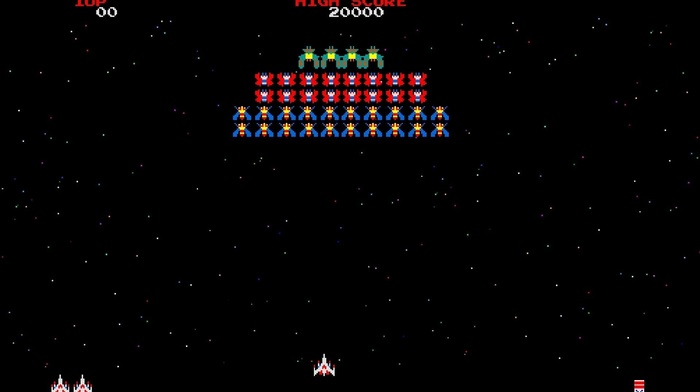 retro games, Galaga, video games