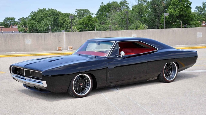 Dodge Charger, custom, car, muscle cars