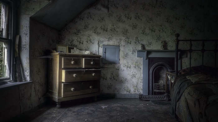 room, spooky, interiors, house, Gothic