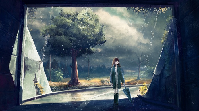 artwork, anime girls