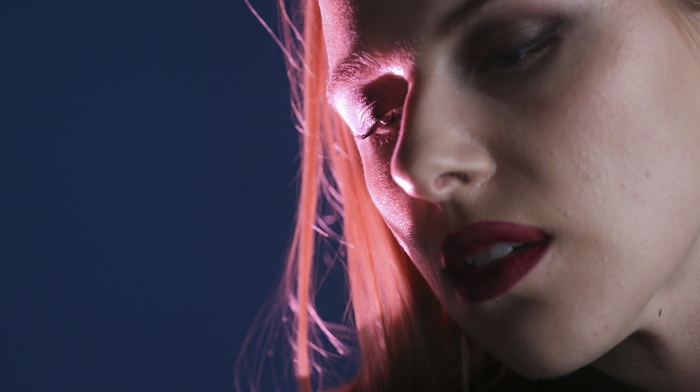 model, redhead, portrait, girl, face