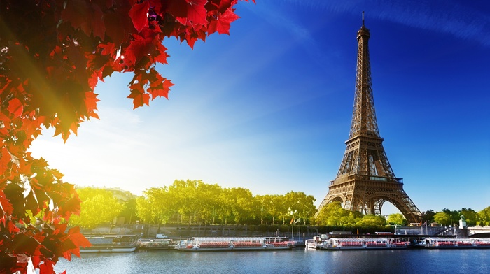 building, Eiffel Tower, city, France, Paris