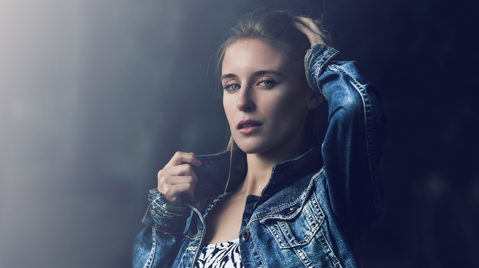 girl, face, model