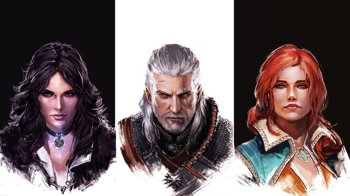 The Witcher 3 Wild Hunt, Geralt of Rivia, Triss Merigold, video games, Yennefer of Vengerberg, The Witcher