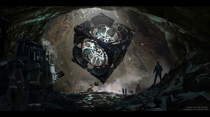 cube, concept art, video games, artwork, XCOM Enemy Unknown