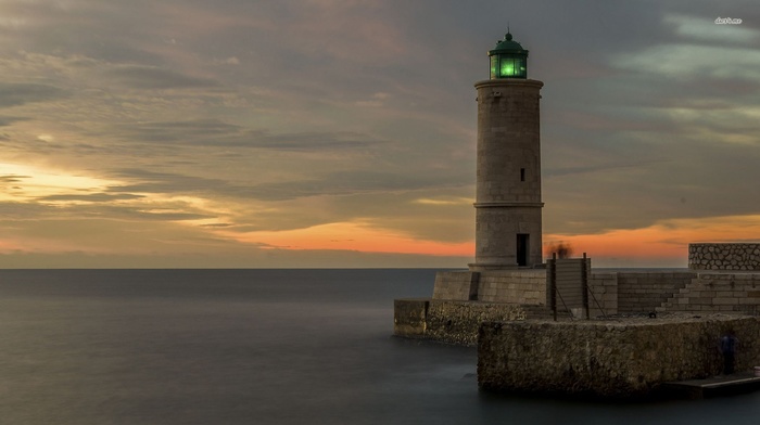 nature, lighthouse, photography, feelings, depth of field, water, France