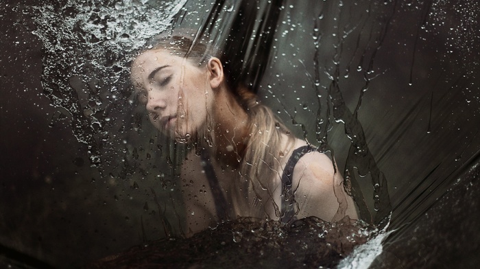 model, water, girl