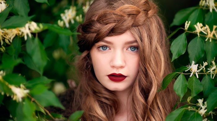 blue eyes, face, girl