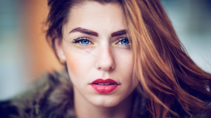 portrait, girl, face
