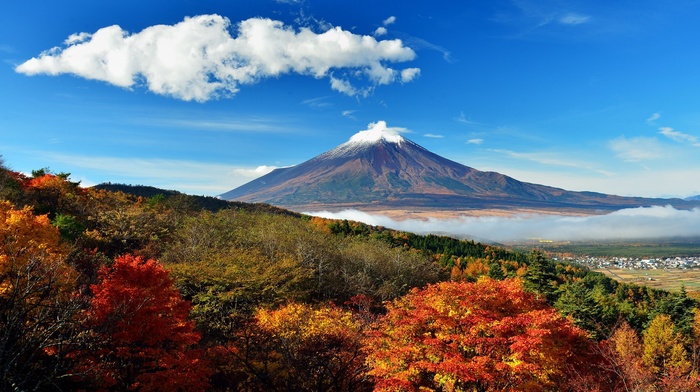 Japan, nature, landscape, mountain