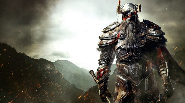 video games, The Elder Scrolls, vikings, fantasy art