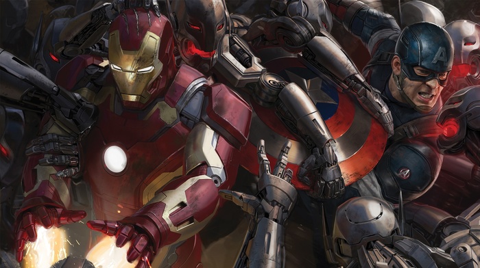 Iron Man, Avengers Age of Ultron, Captain America, The Avengers