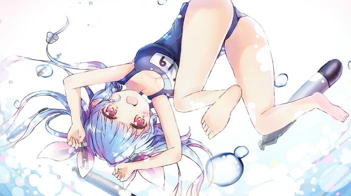 I, 19 KanColle, school swimsuits, Kantai Collection