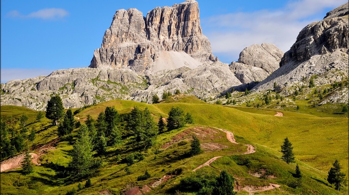 hill, mountain, nature, landscape