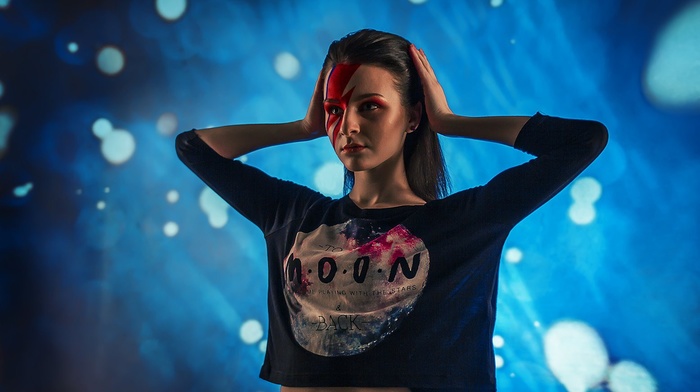 hands in hair, Evgeniy Ovsyannikov, face, girl