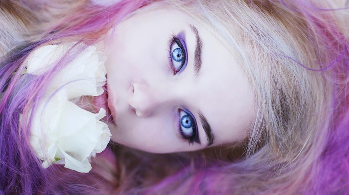 face, blue eyes, girl, model