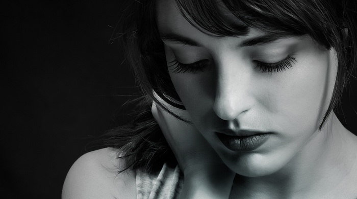 girl, face, portrait