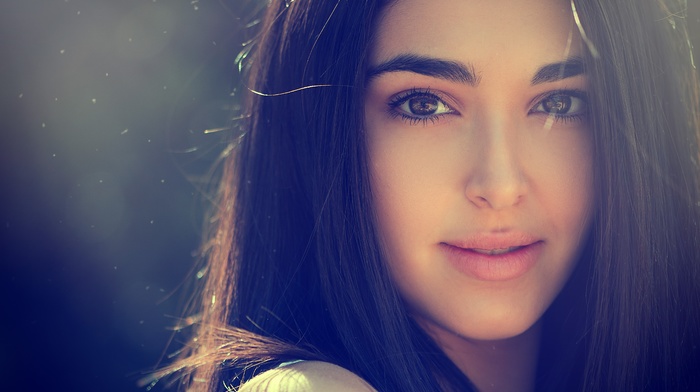 portrait, face, girl