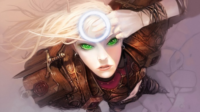 artwork, girl, Hearthstone Heroes of Warcraft