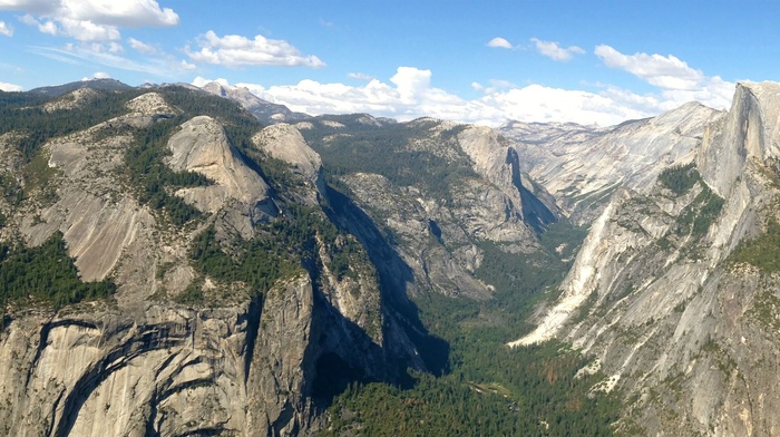 triple screen, Yosemite National Park, multiple display
