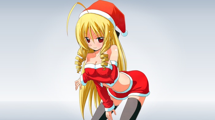 Christmas, anime girls