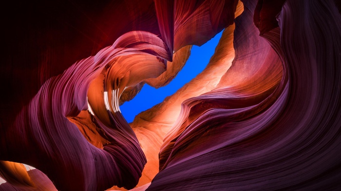 rock formation, Antelope Canyon, rock, cave, landscape, nature