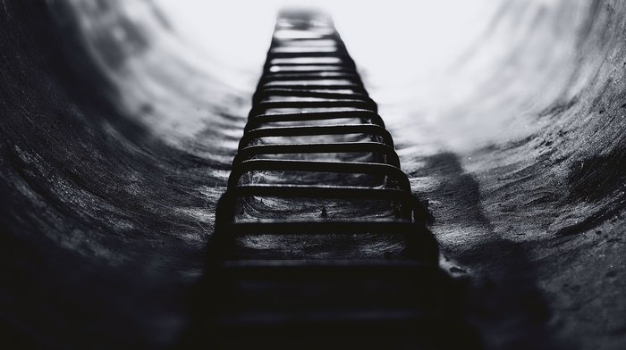 blurred, photography, ladders, depth of field, metal
